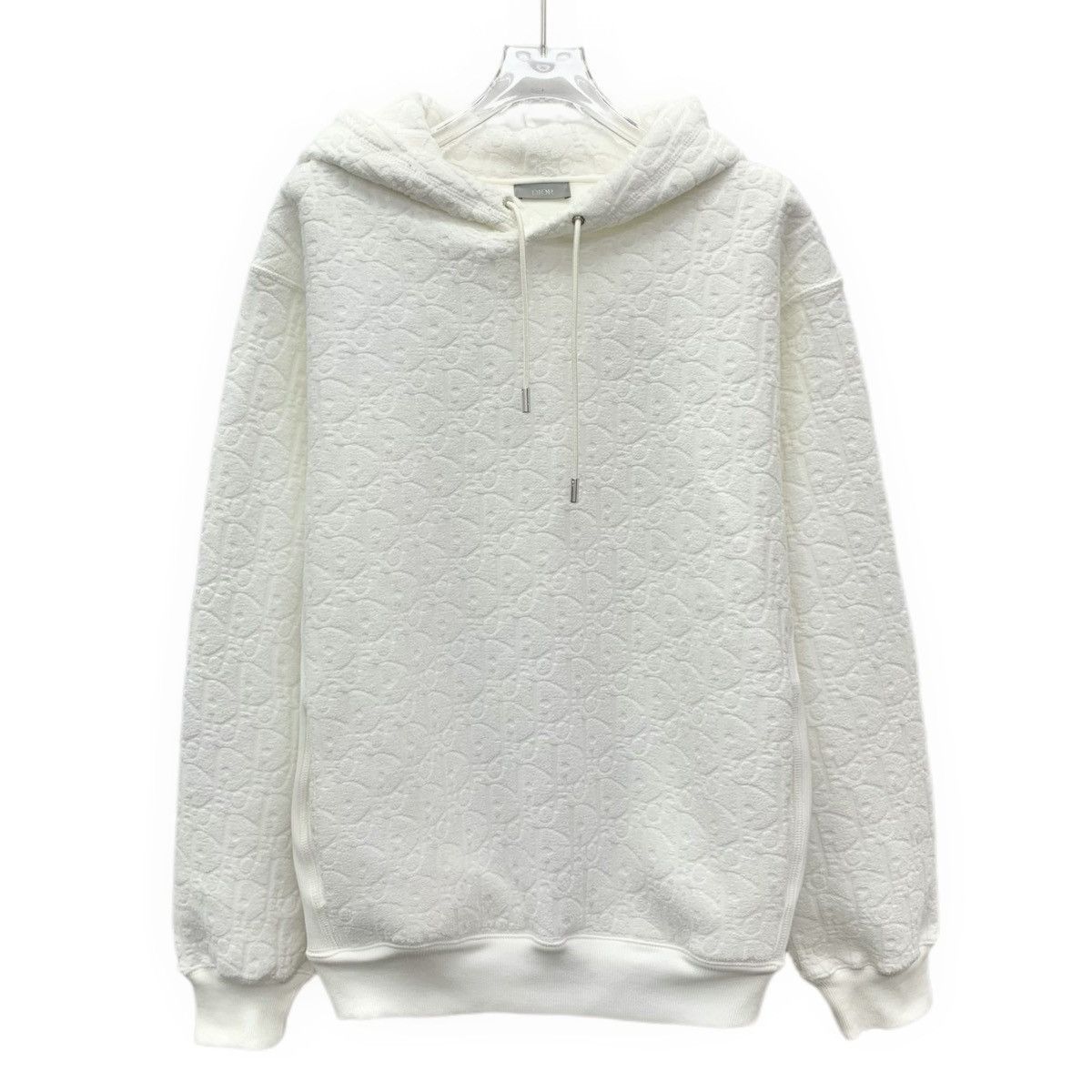 Dior Dior Logo Jacquard All Over Print Hooded Sweatshirt K26WX Size US S / EU 44-46 / 1 - 1 Thumbnail