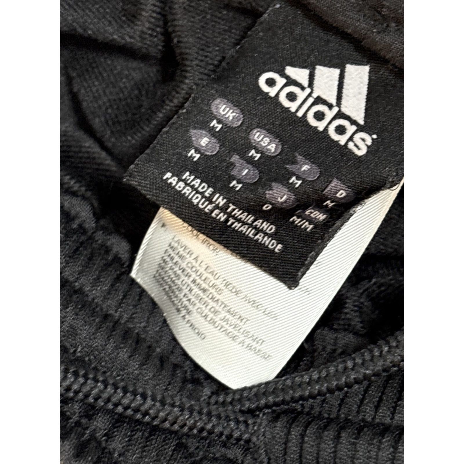 Adidas VINTAGE adidas Track Pants Mens M Black Pockets Baggy 00s Y2K 70s Warm Ups Basketball Pants Mens Size US 31 - 5 Thumbnail