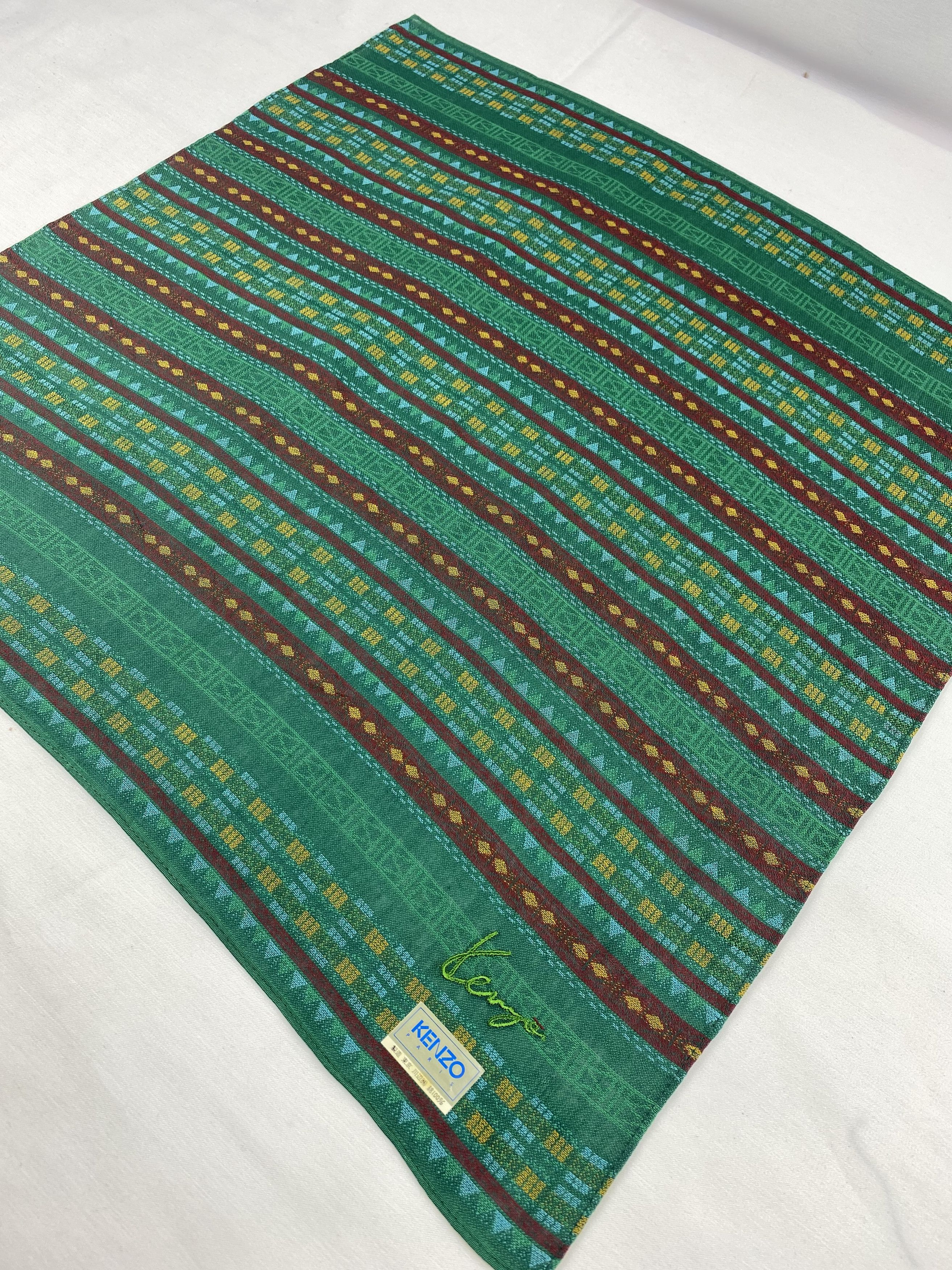 Kenzo × Vintage Kenzo Handkerchief / Bandana / Neckerchief Size ONE SIZE - 4 Thumbnail