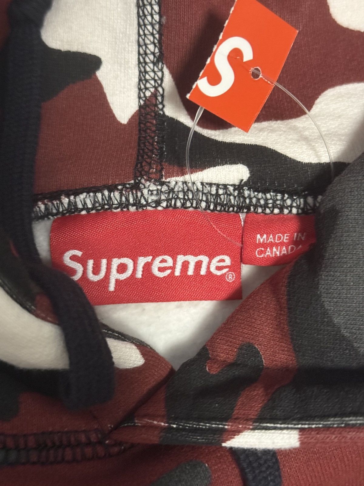 Supreme Supreme fw13 red camo box logo hooded sweatshirt hoodie Size US M / EU 48-50 / 2 - 4 Thumbnail
