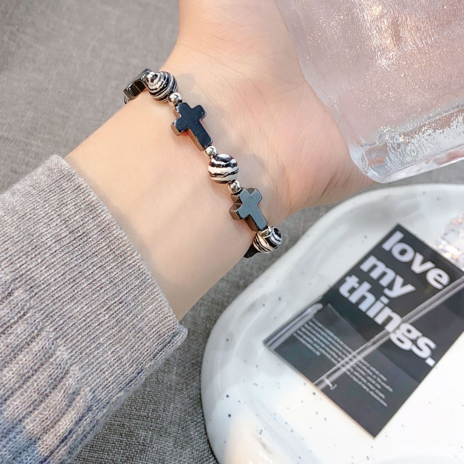 Jewelry Cross New Design Bracelet Y2K Punk Chain Bracelets Chains Size ONE SIZE - 1 Thumbnail