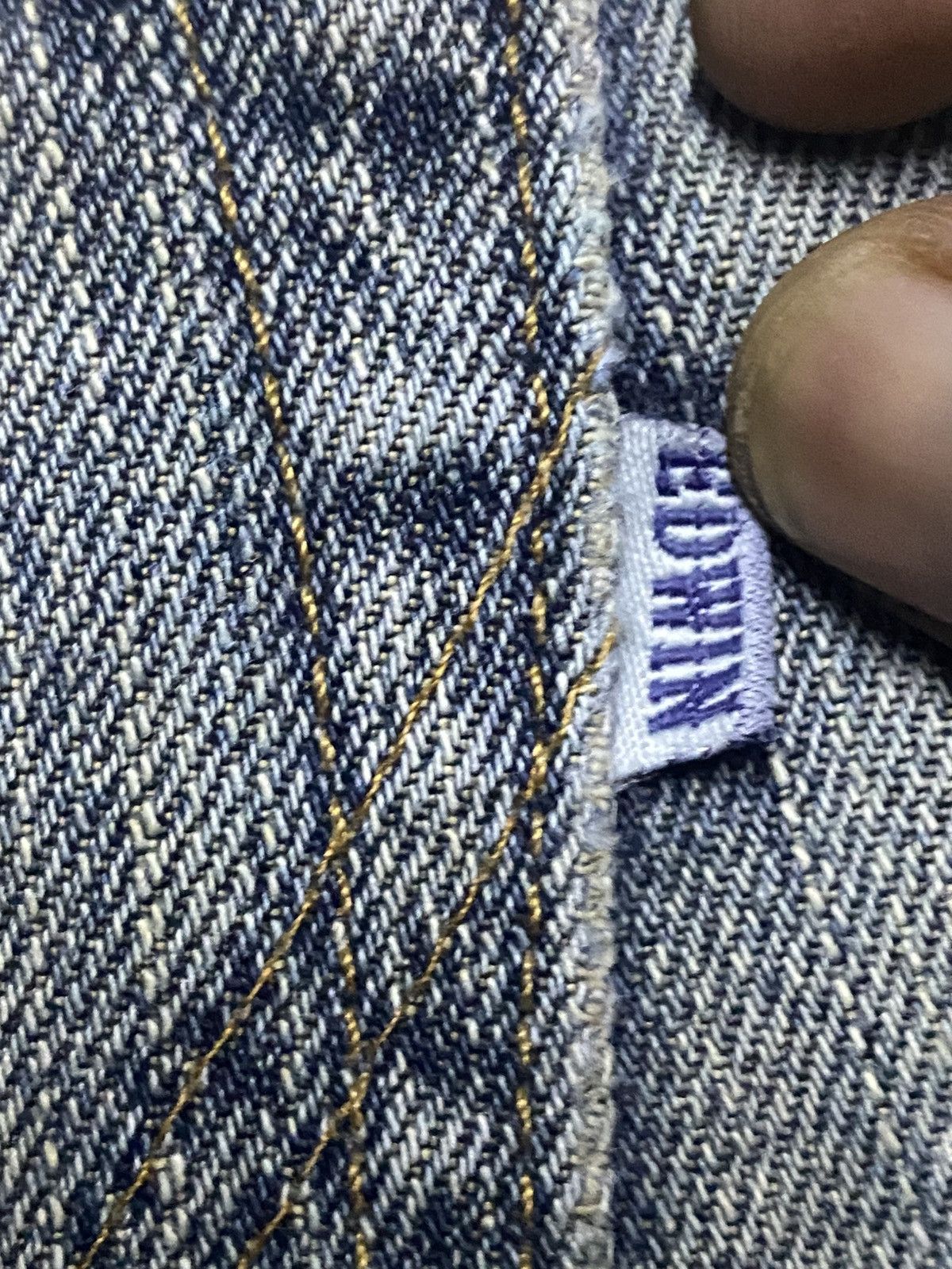Edwin Vintage Edwin 404 Grey Denim Baggy Jeans Size US 33 - 9 Thumbnail