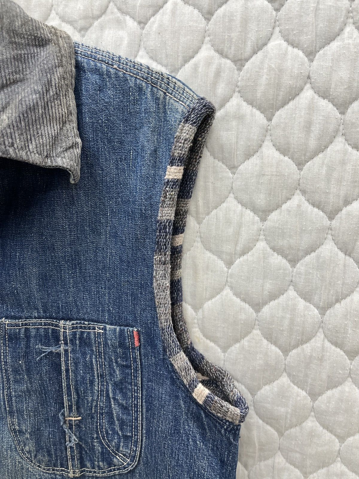 Sears 🔥🔥🔥STEALS VTG SEARS DENIM VEST REWORKED Size US S / EU 44-46 / 1 - 15 Thumbnail