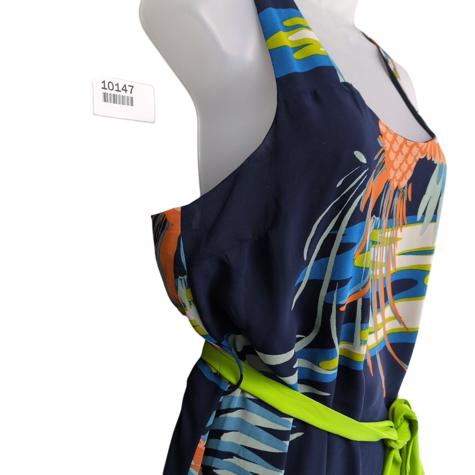 Other Eunishop Size L Tropical Phoenix Bird Maxi Dress Sheer Size L / US 10 / IT 46 - 2 Thumbnail