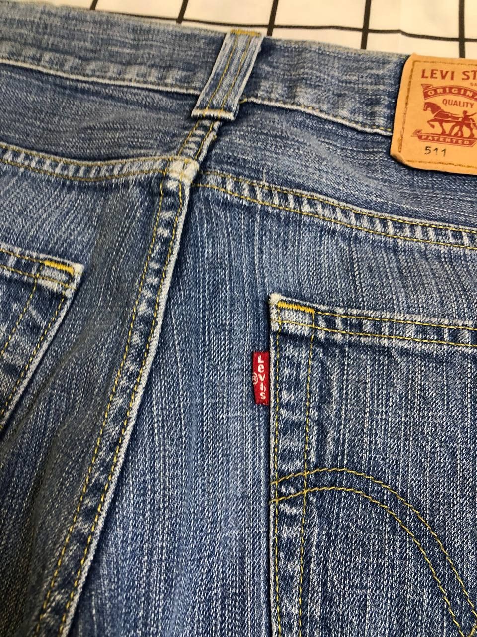 Levi's Levis 511 Relaxed Straight Leg Fit Cotton Denim Jean Size US 33 - 18 Thumbnail