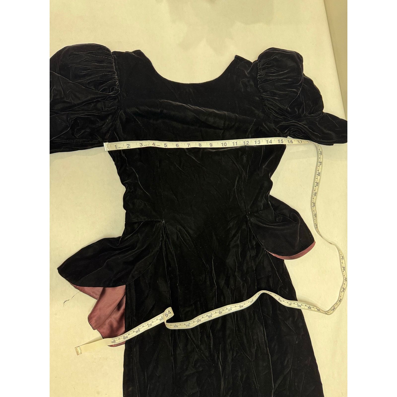 Other Gothic Whimsigoth Vintage Dress Black 80s Act III Small Size S / US 4 / IT 40 - 6 Thumbnail