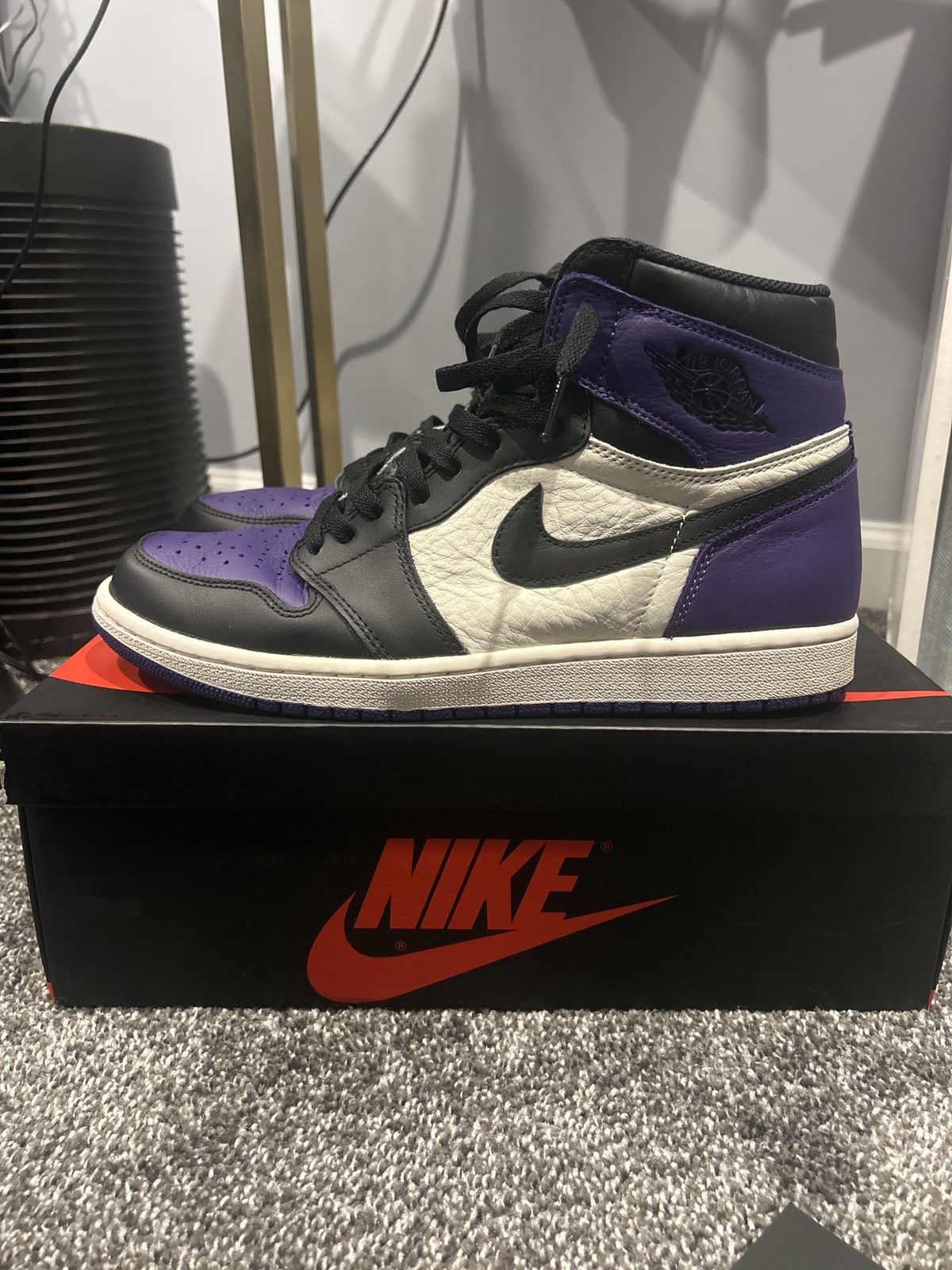 blue air jordans 1