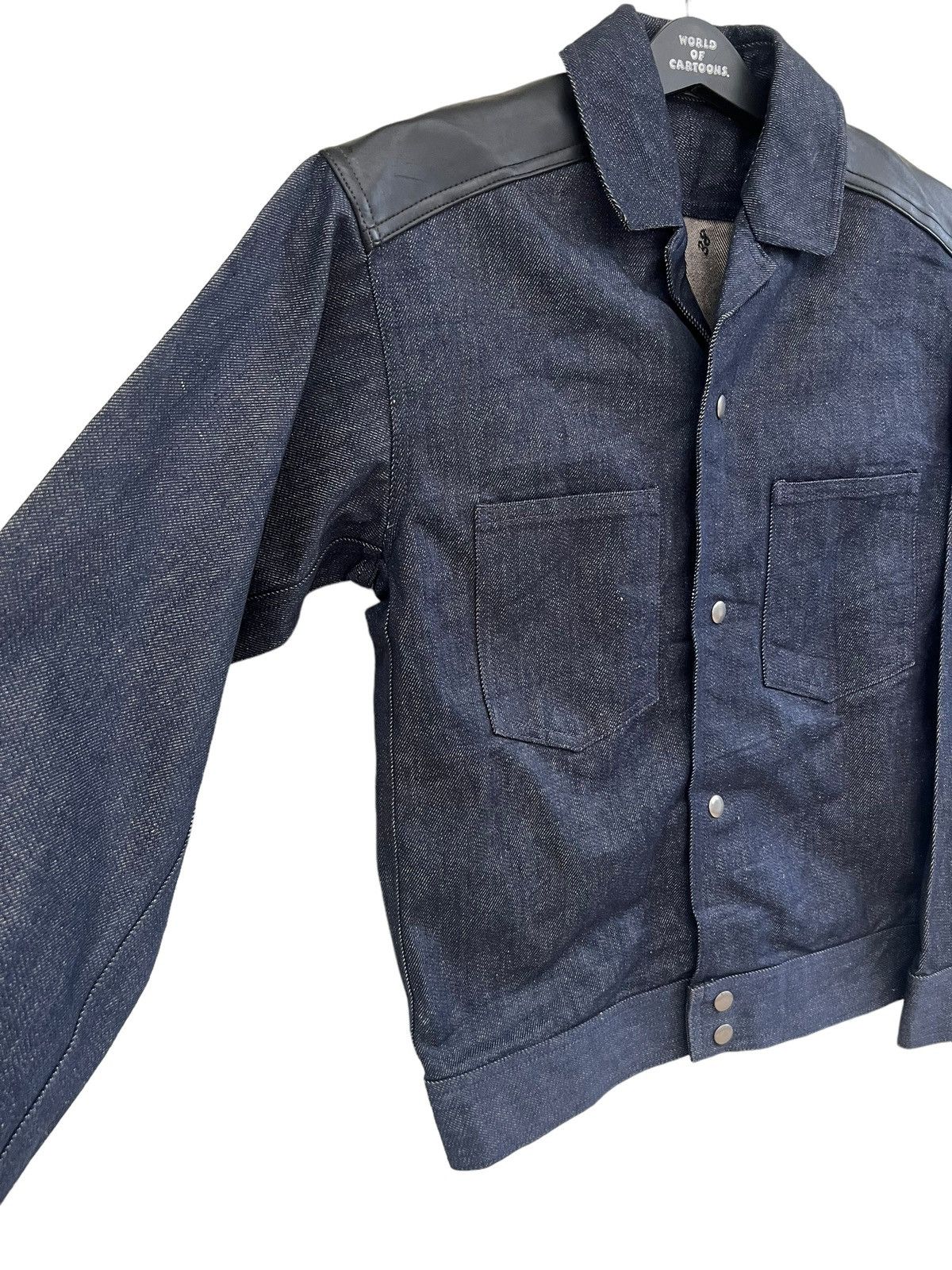 Vintage Vintage YOSHISEI Sports Wear "Colosseum" Hybrid Denim Jacket Size US M / EU 48-50 / 2 - 11 Thumbnail