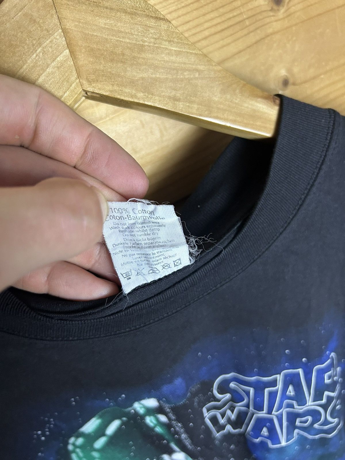 Vintage Vintage 1995 Star Wars Darth Vader T shirt Size US XL / EU 56 / 4 - 7 Thumbnail