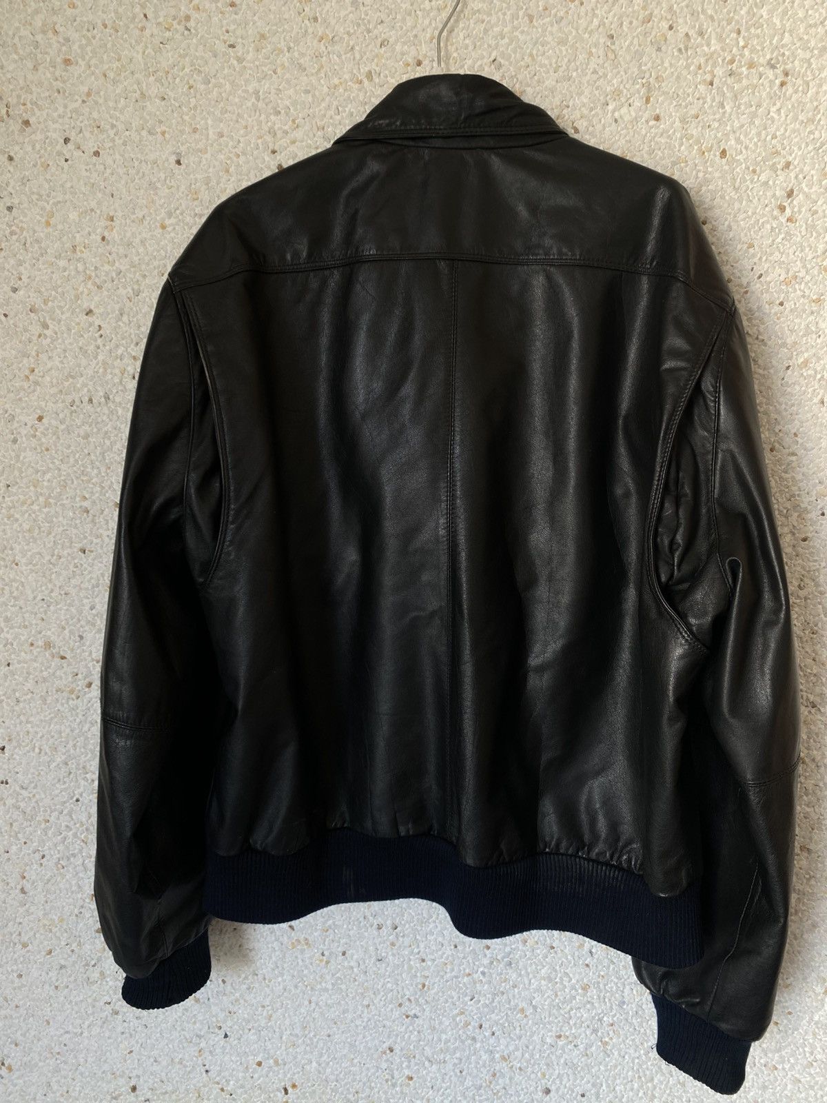 Members Only Vintage Members Only Leather Bomber Jacket – Made in Korea Size US S / EU 44-46 / 1 - 2 Thumbnail