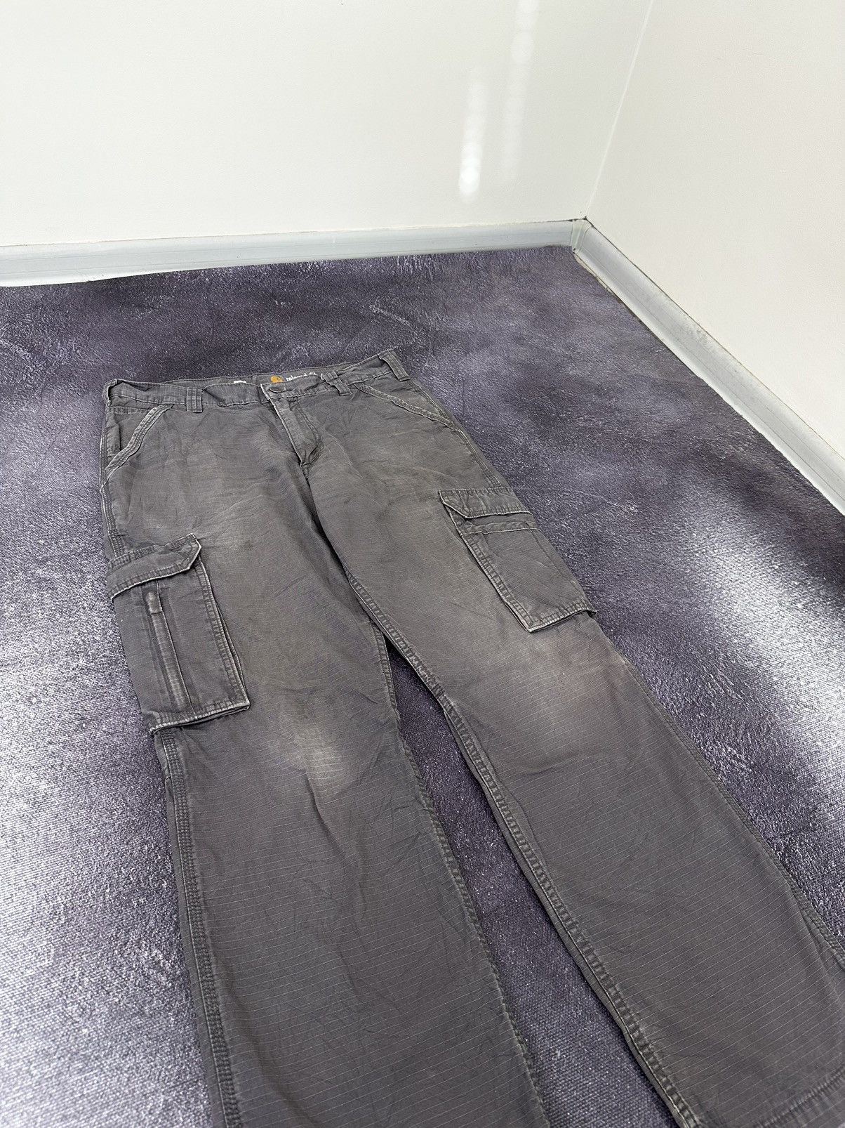 Carhartt Vintage Carhartt Cargo Hype USA Baggy Faded Opium Work Pants Size US 34 / EU 50 - 12 Thumbnail