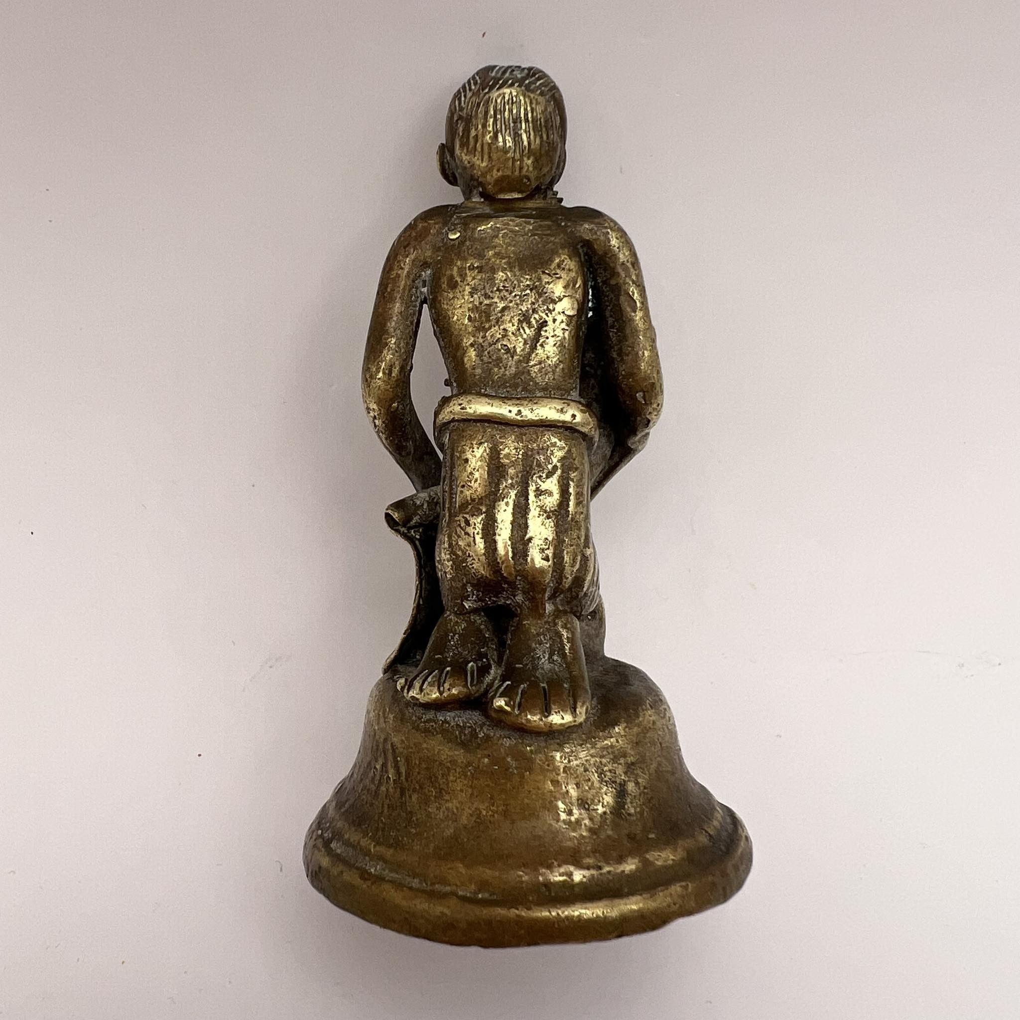 Vintage Antique Cast Bronze Brass Decor Figure primitive Size ONE SIZE - 7 Thumbnail