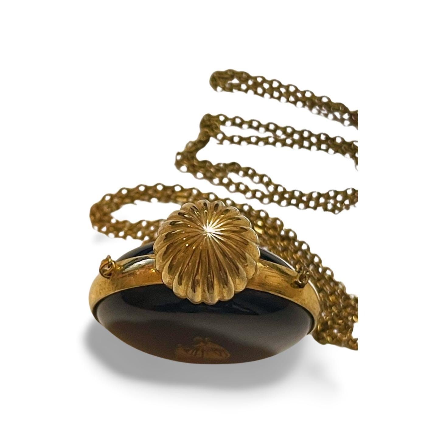 Lanvin 80’s vintage Lanvin g necklace with logo perfume bottle Size ONE SIZE - 7 Thumbnail