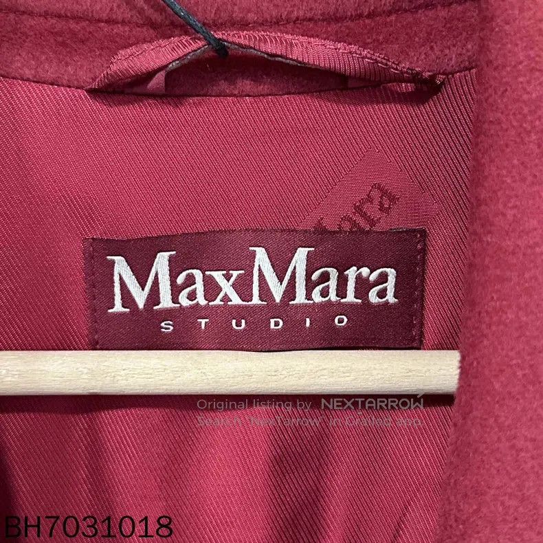 Max Mara Max Mara Long Red Wool Coat Size XS / US 0-2 / IT 36-38 - 4 Thumbnail
