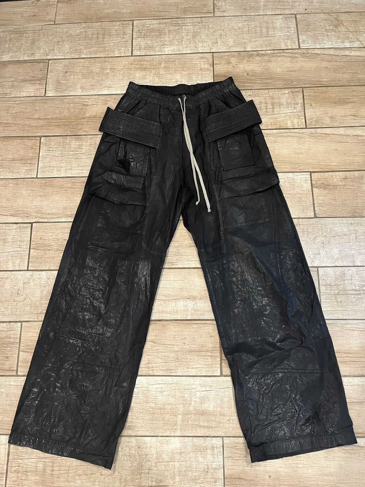 Rick Owens Rick Owens Wide Creatch Cargos Size US 34 / EU 50 - 1 Thumbnail