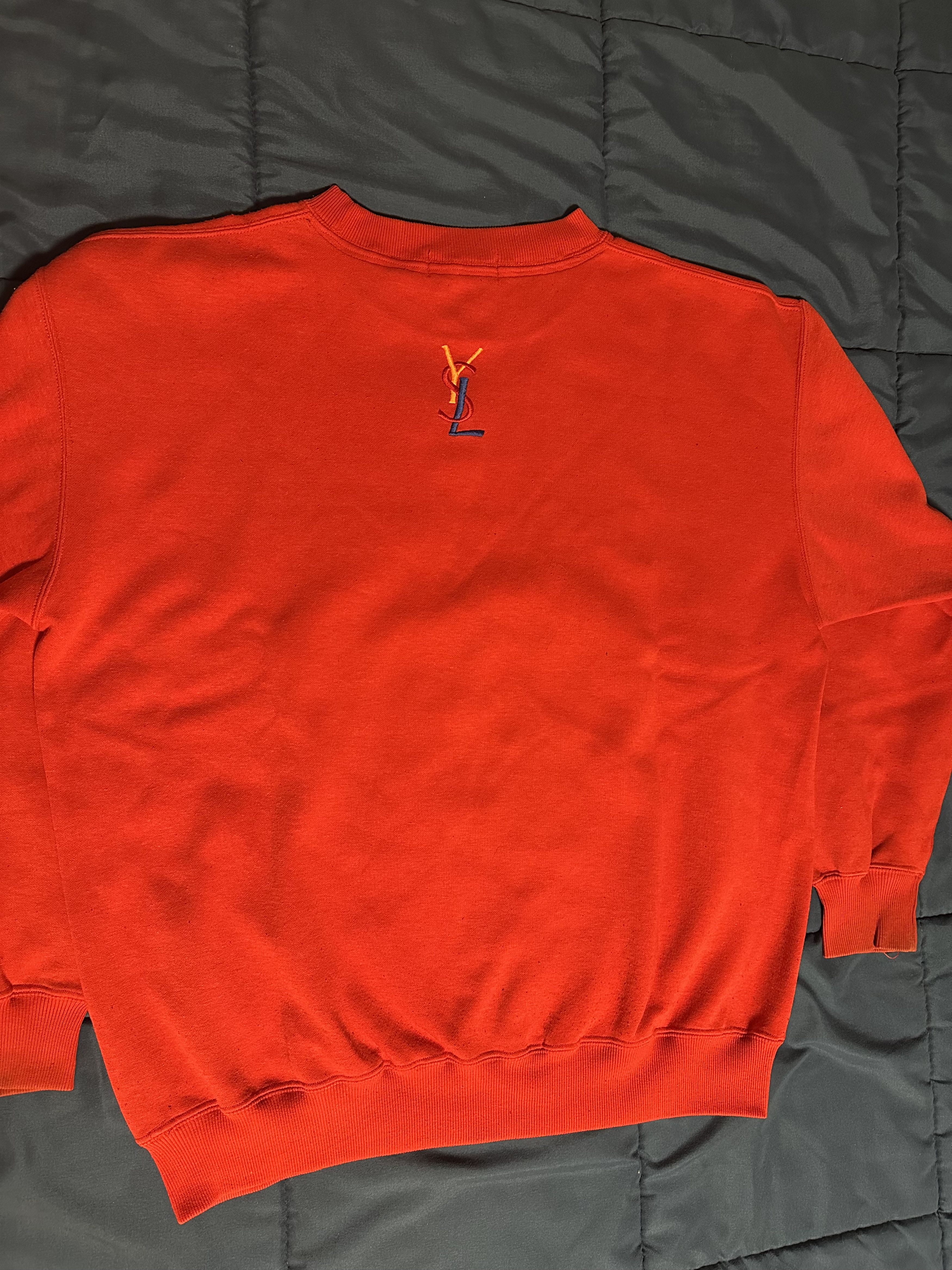 Yves Saint Laurent Vintage Yves Saint Laurent Crewneck – Red – Size L Size US L / EU 52-54 / 3 - 2 Thumbnail