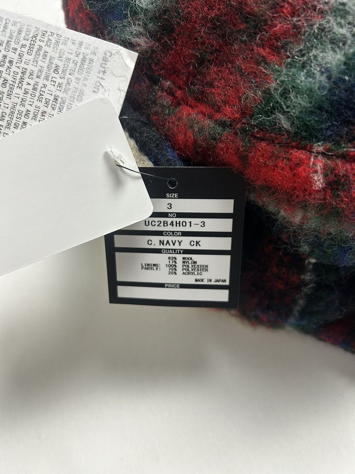 Undercover Undercover Wool Plaid Trapper Hat Size ONE SIZE - 4 Thumbnail
