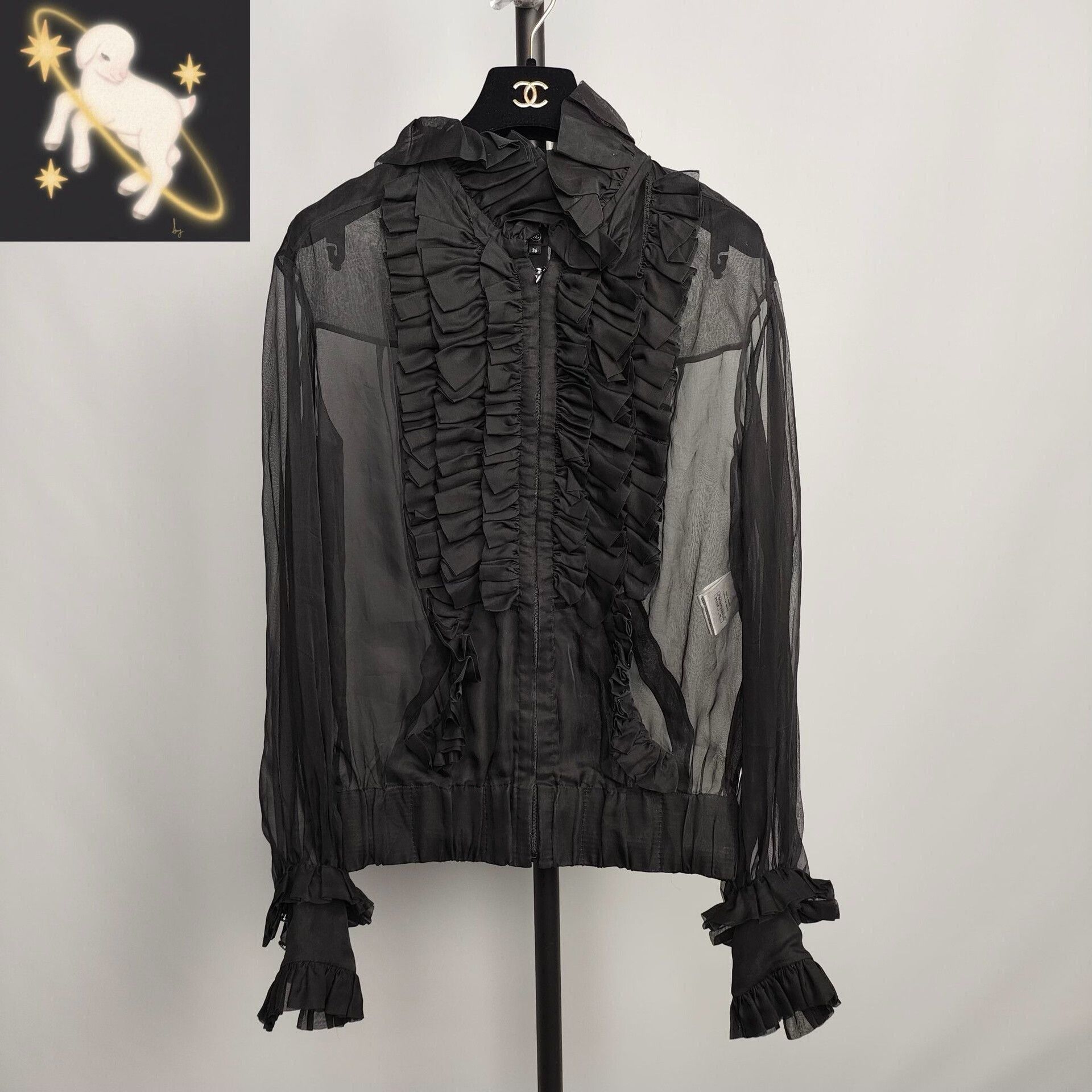 Chanel Chanel Silk Bud Design Jacket Size XS / US 0-2 / IT 36-38 - 1 Thumbnail