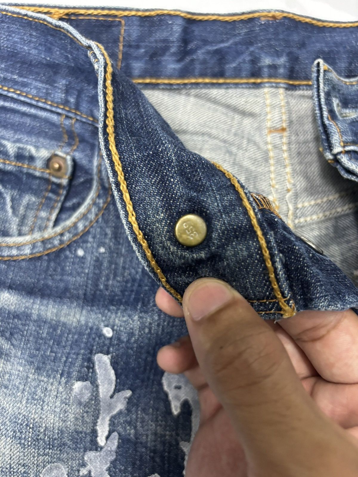 Comme des Garcons 🔥VINTAGE LEVIS 501 PAINTER JEANS UNDERCOVER STYLE DISTRESS Size US 30 / EU 46 - 12 Thumbnail