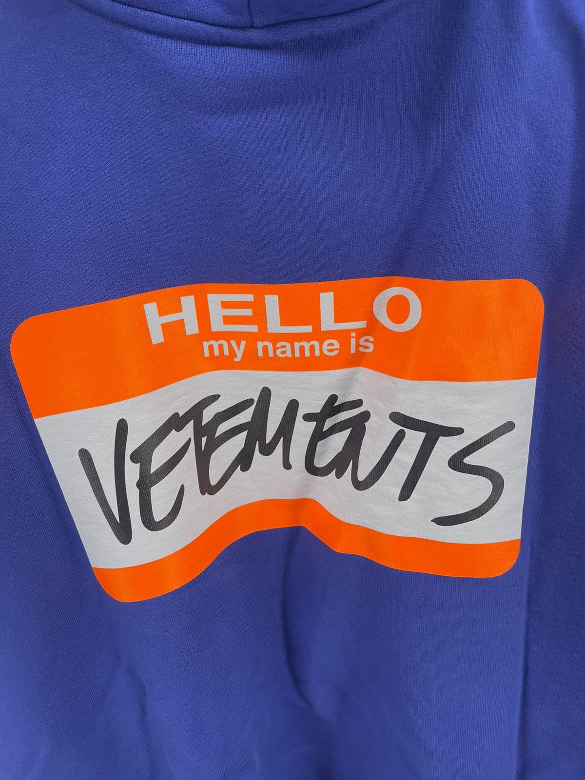 Vetements Vetements Name Badge Hoodie Size M RRP $1k Size US M / EU 48-50 / 2 - 6 Thumbnail