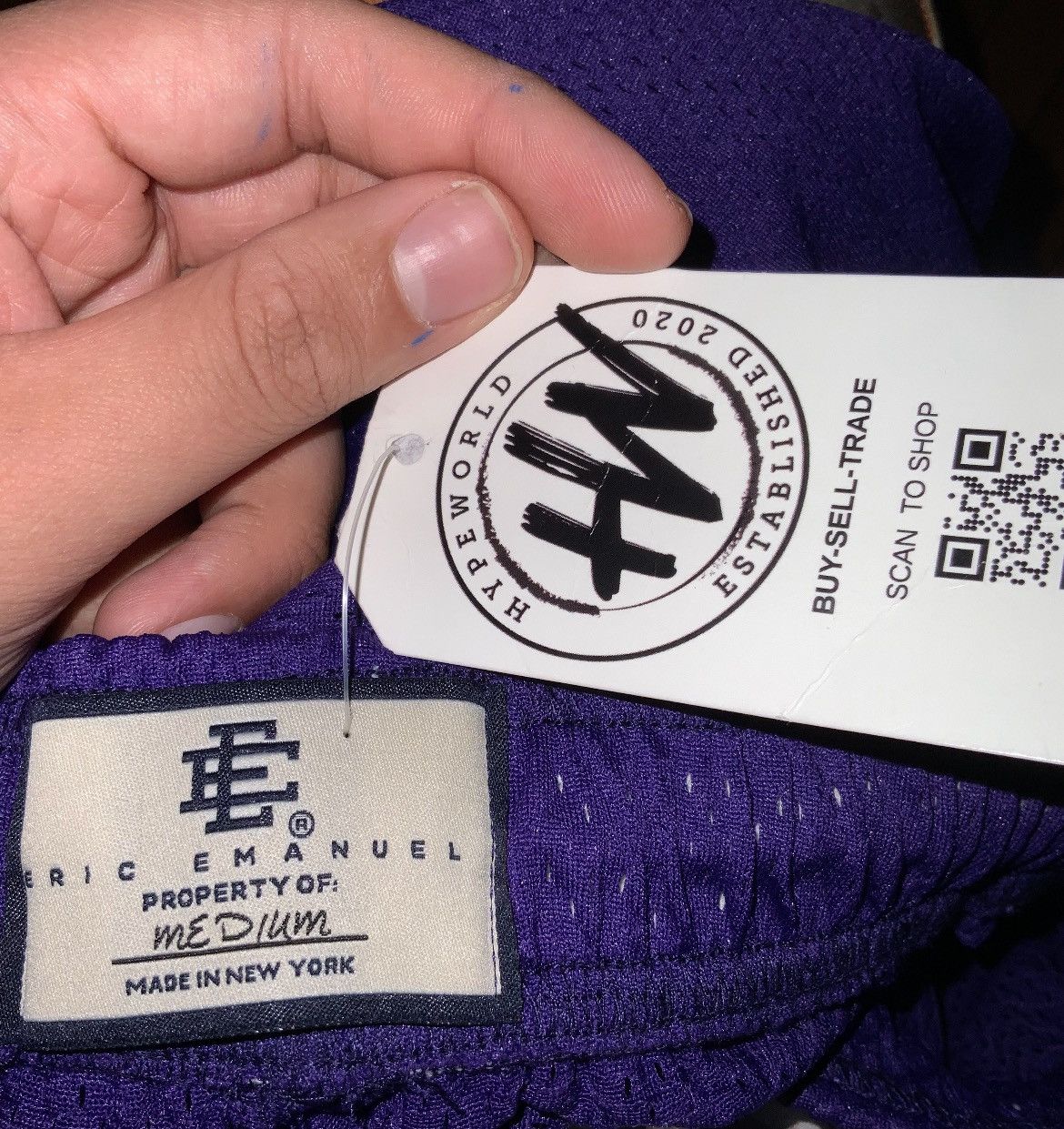 Eric Emanuel Eric Emanuel EE basic purple shorts *BRAND NEW* Size US 30 / EU 46 - 6 Thumbnail