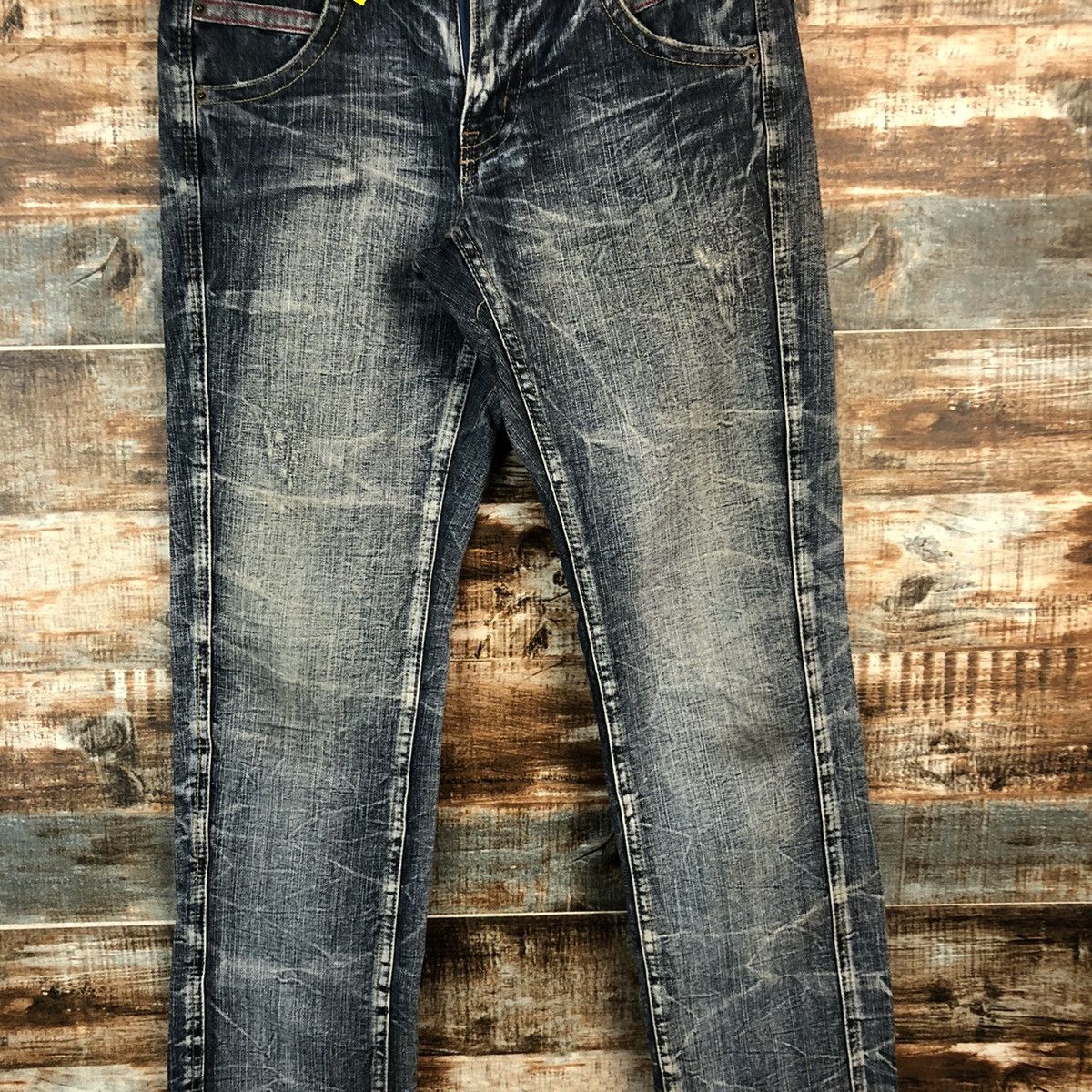 Japanese Brand DL Japanese Brand Blue Denim Pants #C633 Size US 31 - 5 Thumbnail