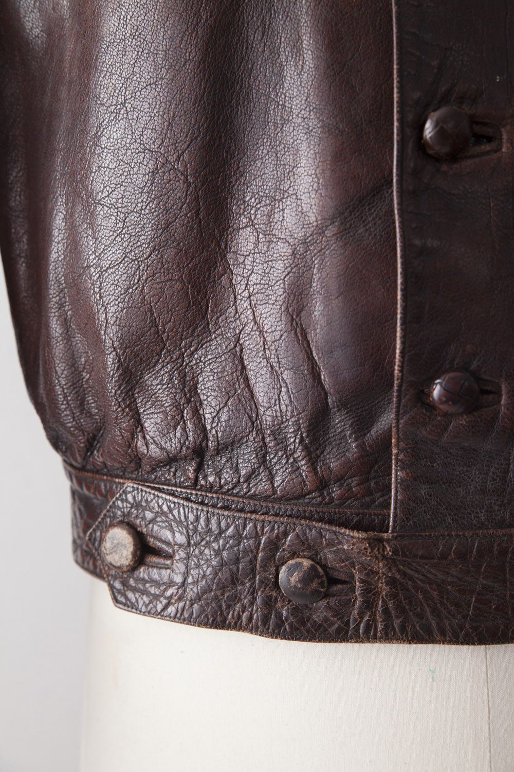 Vintage Vintage 1930's/1940's French cyclist leather jacket Size US M / EU 48-50 / 2 - 9 Thumbnail