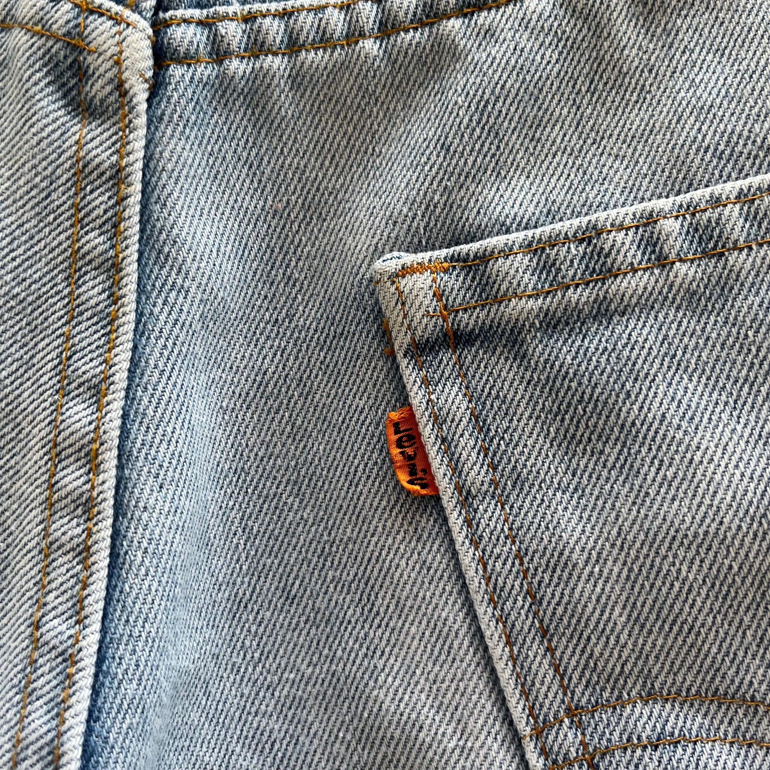 Levi's × Vintage 70's Vintage Levis Denim Shorts Size US 34 / EU 50 - 6 Thumbnail