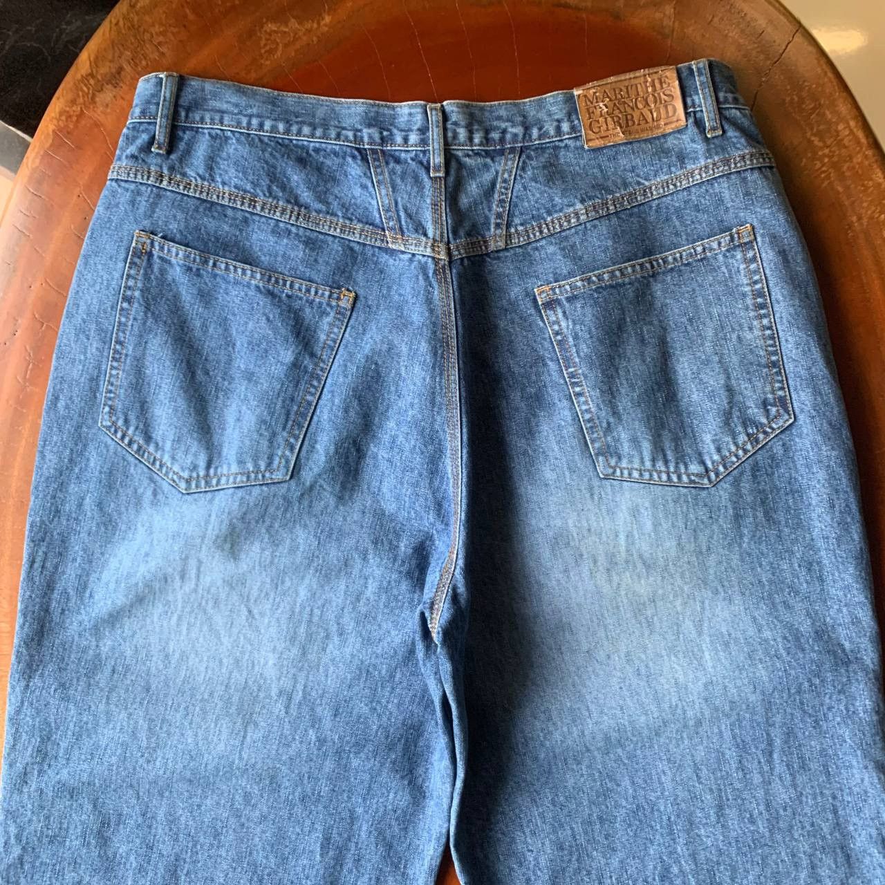 Marithe + Francois Girbaud Vintage Baggy Marithe Francois Girbaud MFG Blue Denim Pants Size US 36 / EU 52 - 4 Thumbnail