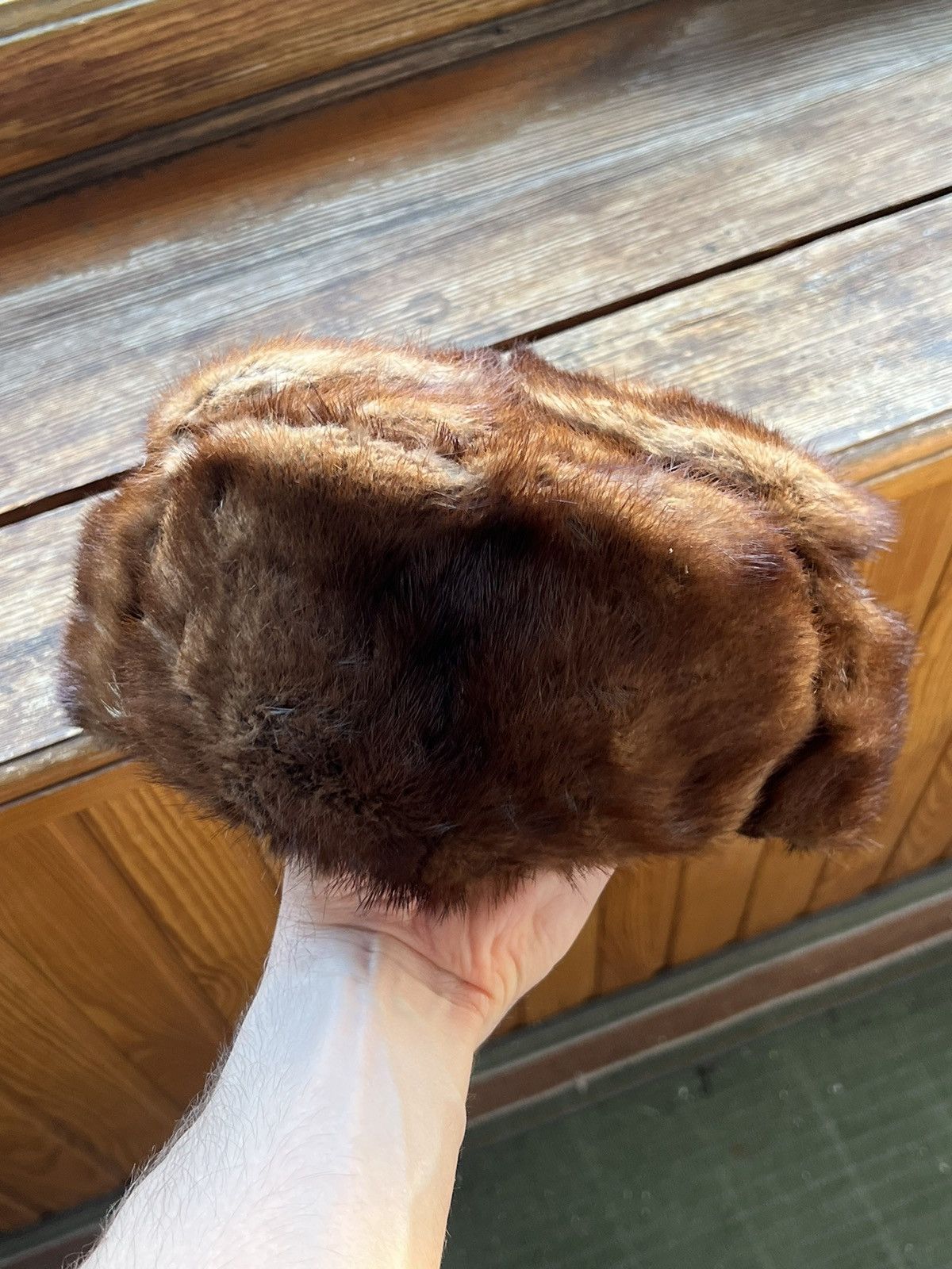Vintage Vintage Ushanka Trapper Hat Furry Mohair Fuzzy Fur Hat Size ONE SIZE - 3 Thumbnail