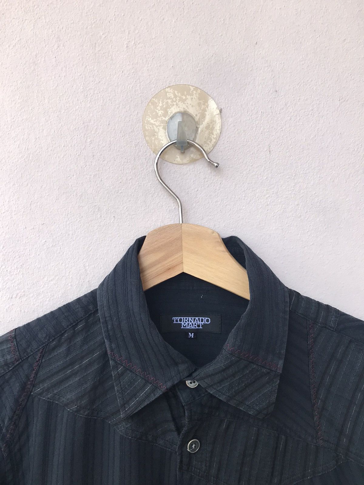 Tornado Mart Vintage Tornado Mart Long Sleeve Button Up Shirt Size M / US 6-8 / IT 42-44 - 2 Thumbnail