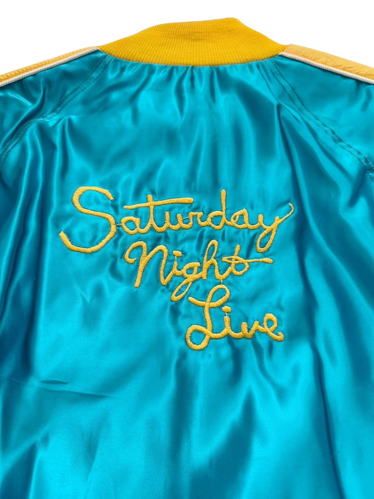 Vintage 1979 SNL Staff Satin Souvenir Jacket (Saturday Night Live) Size US L / EU 52-54 / 3 - 3 Thumbnail