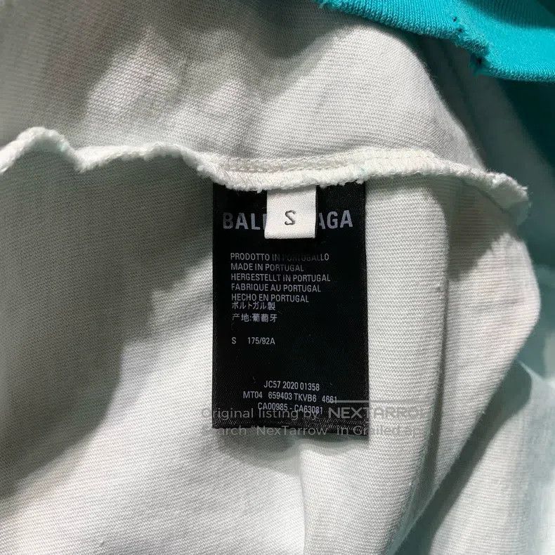 Balenciaga Balenciaga Alphabet Print Hole Hoodie Sweatshirt Size US S / EU 44-46 / 1 - 4 Thumbnail