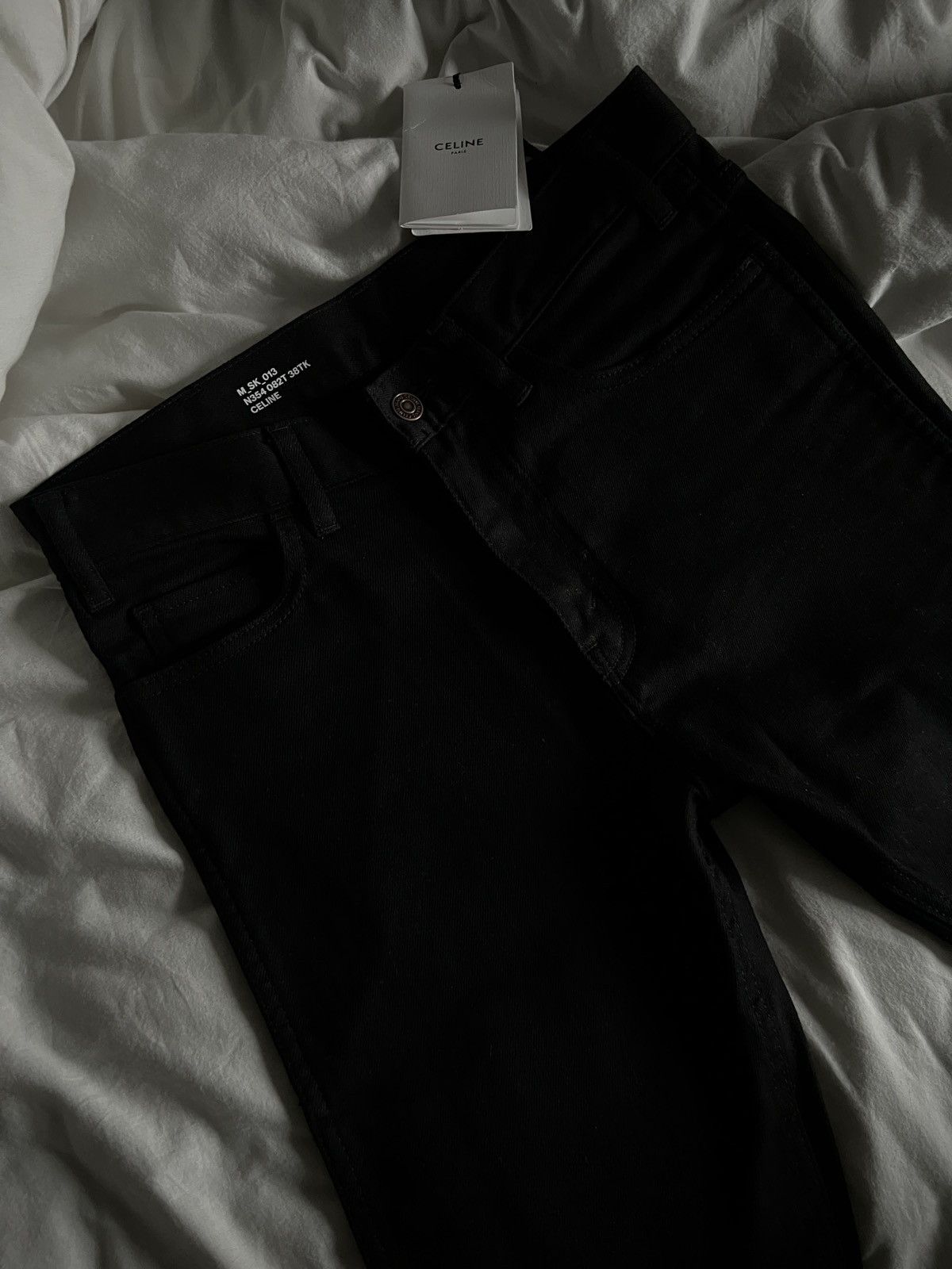 Hedi Slimane Celine Homme Black Skinny Jeans Size US 28 / EU 44 - 1 Thumbnail