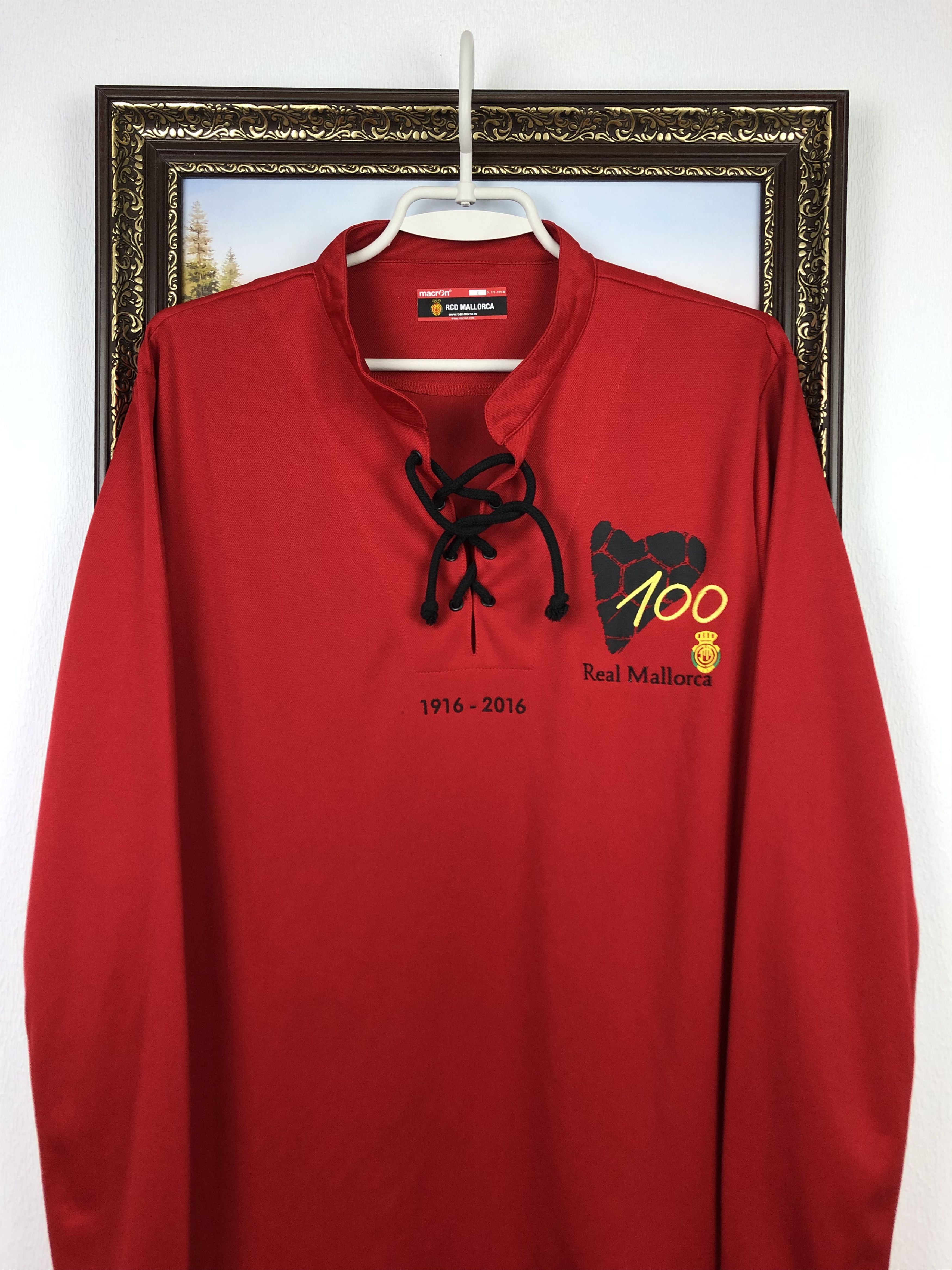 Macron 2016 Mallorca 100 Anniversary Shirt Football Soccer Jersey Size US L / EU 52-54 / 3 - 2 Thumbnail
