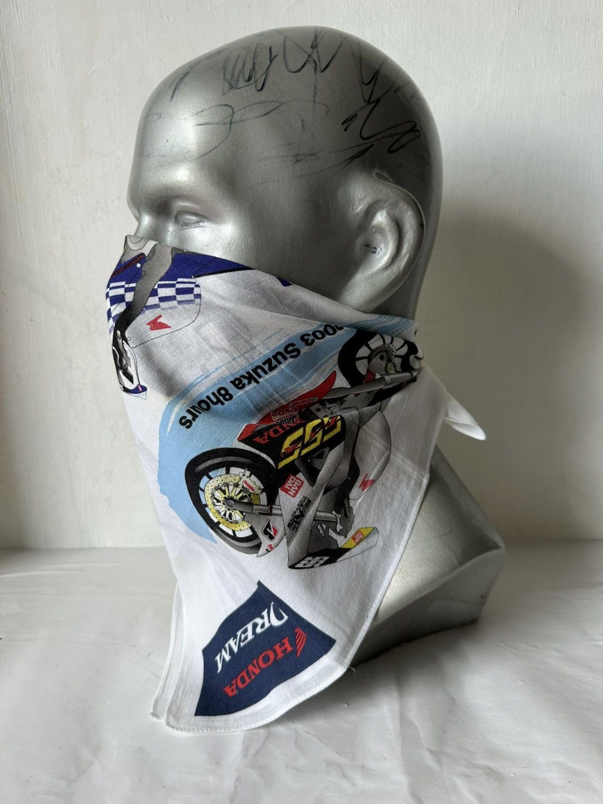 Honda × Vintage Vintage Honda Handkerchief/ Neckerchief/ Bandana Size ONE SIZE - 10 Thumbnail