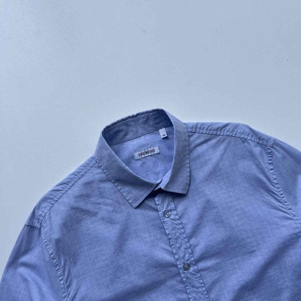 Dirk Bikkembergs Dirk Bikkembergs Cotton Regular Fit Button Ups Shirt Blue Size US M / EU 48-50 / 2 - 2 Thumbnail