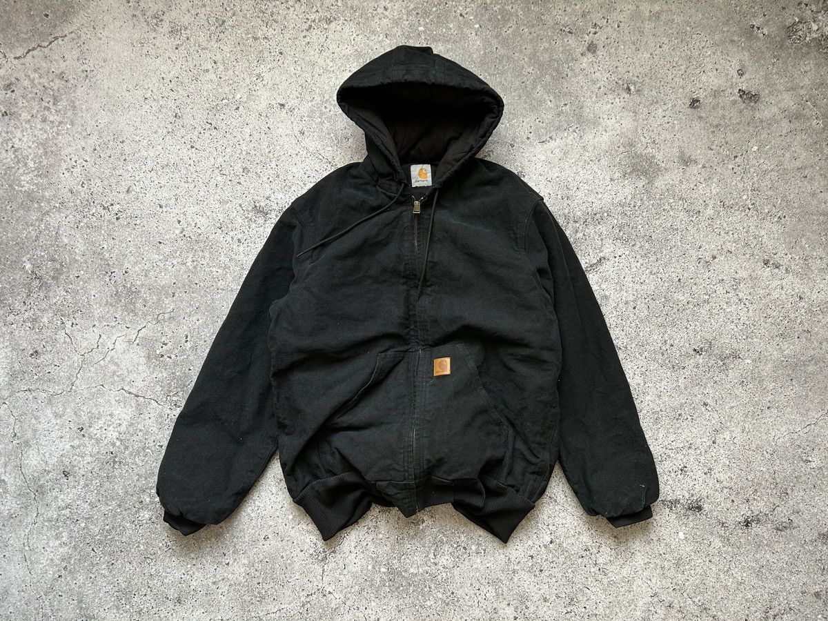 Carhartt Carhartt Black Active Jacket Bomber Jacket Size US XL / EU 56 / 4 - 1 Thumbnail
