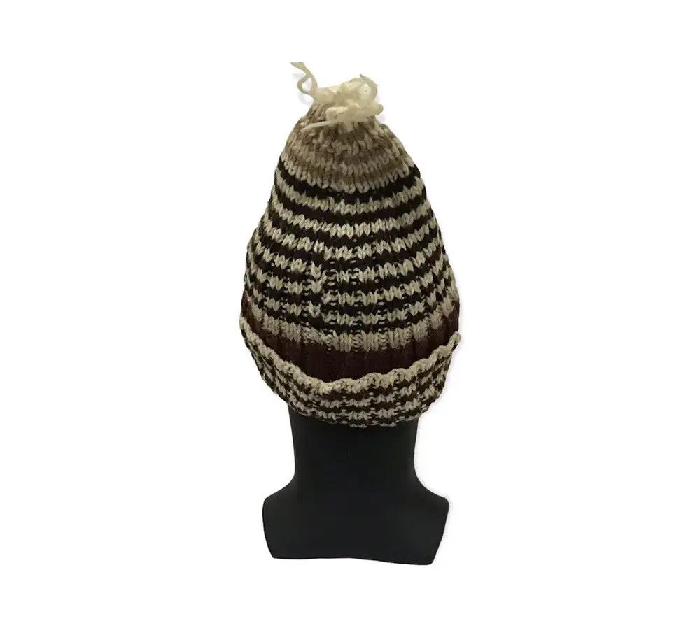 Japanese Brand Japanese Brand Stripe Design Beanie Hat Size ONE SIZE - 4 Thumbnail