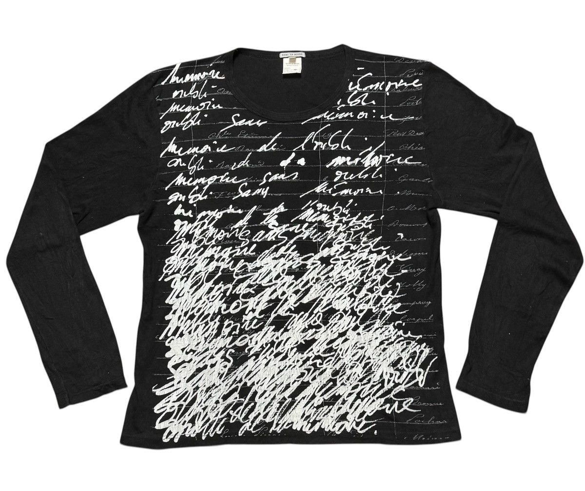 Marc Le Bihan Vintage Marc Le Bihan Longsleeve Tshirt Size US L / EU 52-54 / 3 - 1 Thumbnail