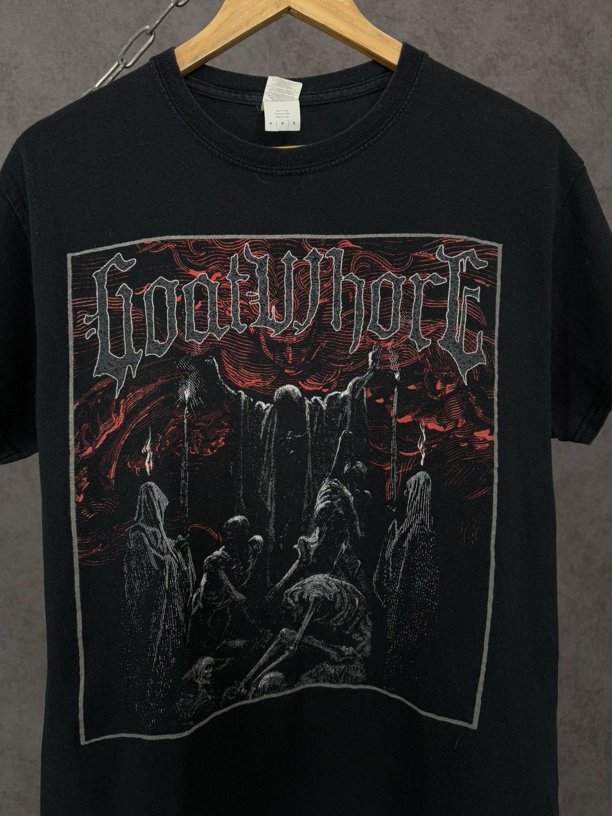 Band Tees Goatwhore rock metal band tour tee Size US M / EU 48-50 / 2 - 4 Thumbnail
