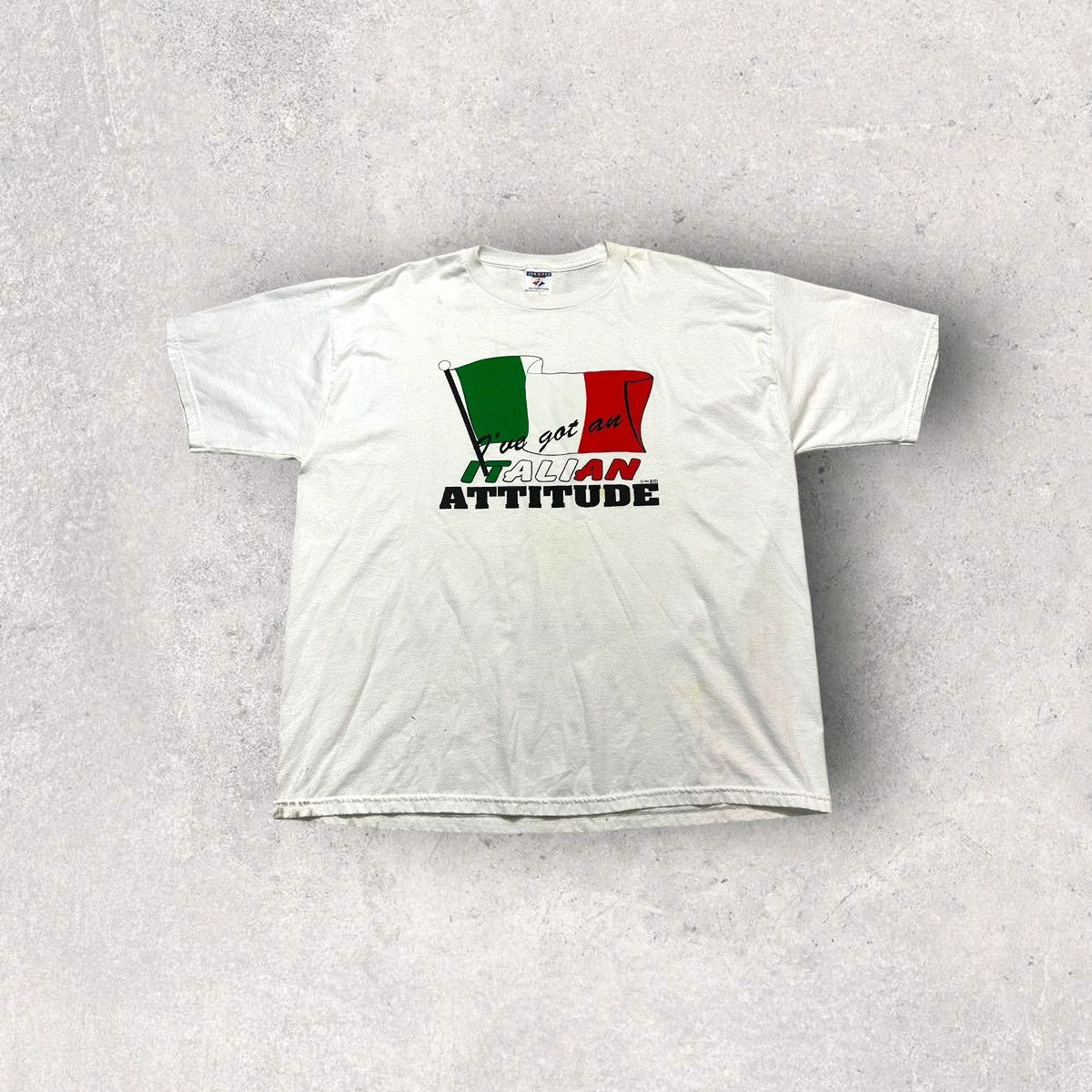Jerzees × Vintage Vintage Italian Attitude tee Size US XXL / EU 58 / 5 - 1 Thumbnail