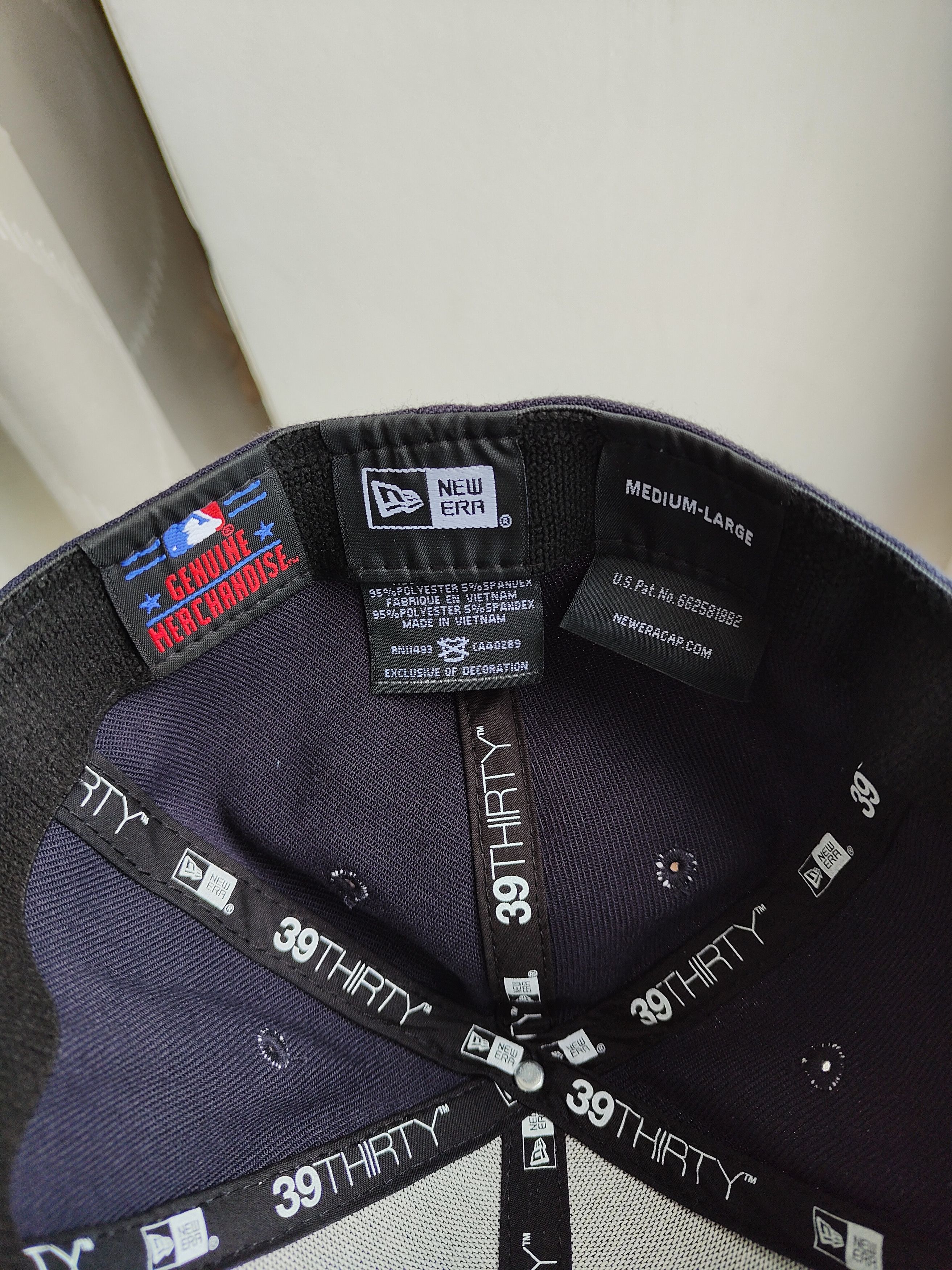 New York Yankees New Era NY Yankees Cap Closed type with elastic band Size ONE SIZE - 6 Thumbnail
