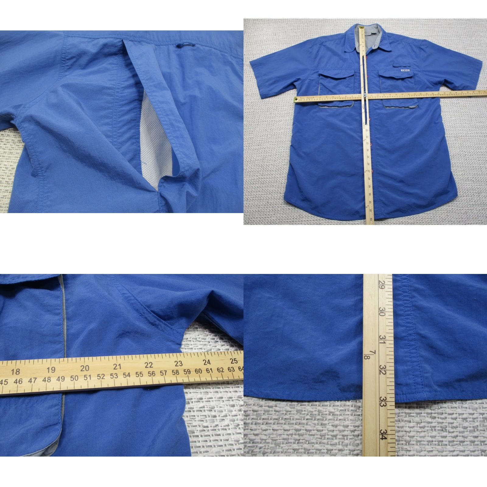 Vintage VINTAGE North Atlantic Trading Shirt Large L Button Up Outdoor 1990s Blue Mens Size US L / EU 52-54 / 3 - 8 Thumbnail