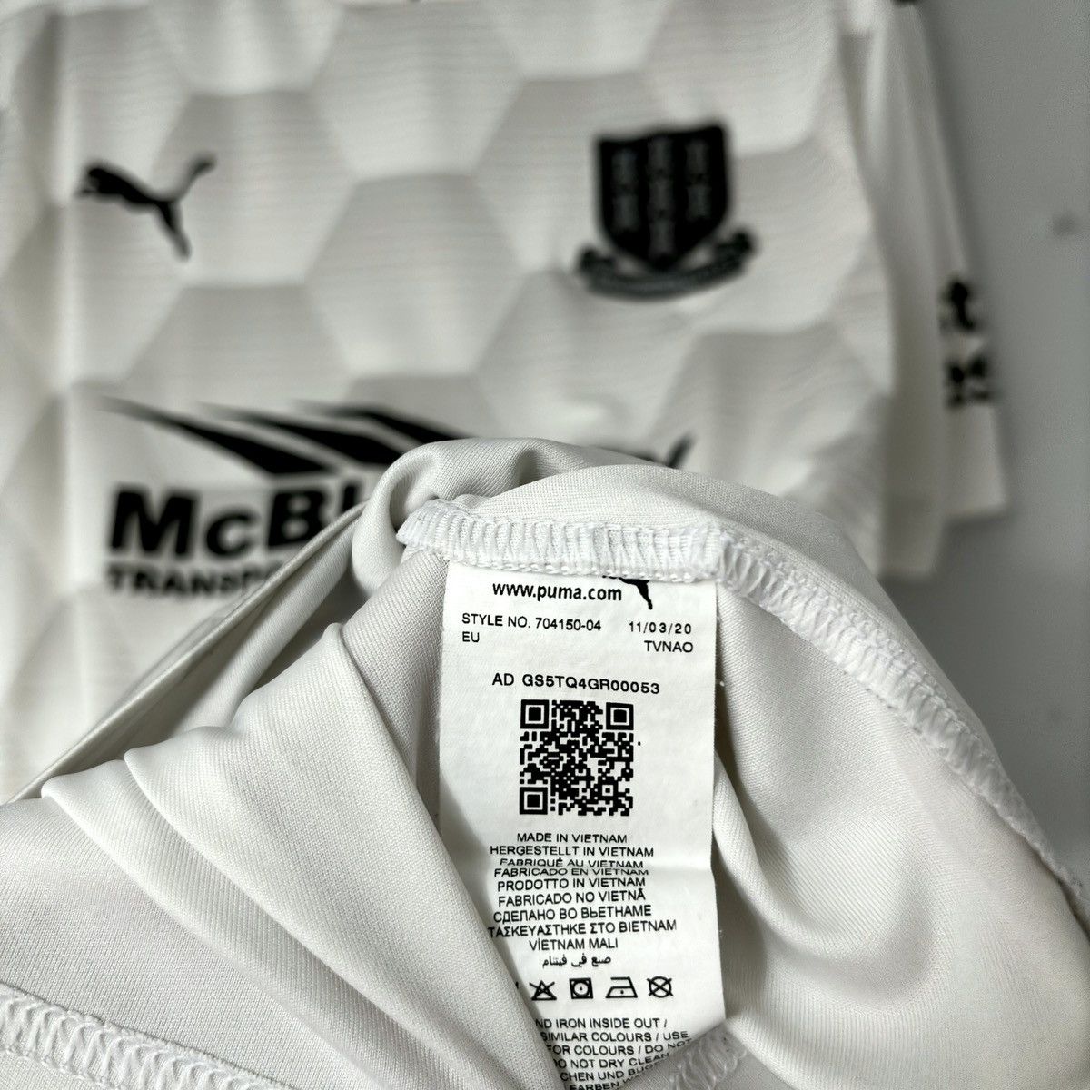Puma 2020 2021 Ballymena United Ireland Game Issue Soccer Jersey Size US M / EU 48-50 / 2 - 6 Thumbnail