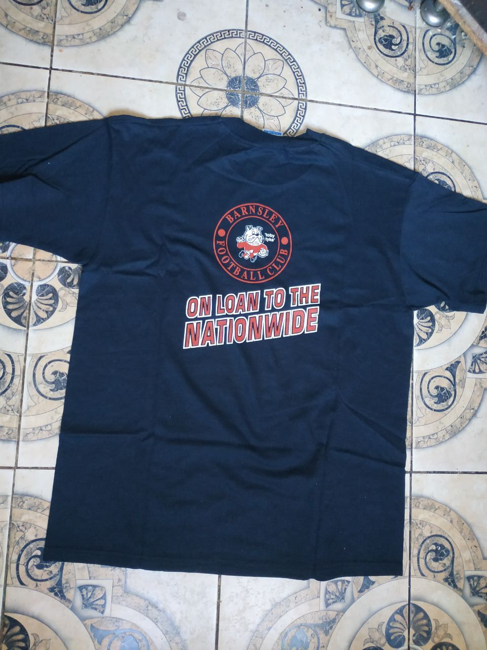 Fruit Of The Loom Vintage 90s Barnsley FCTobyTerminator We'll Be Back Screen Size US XL / EU 56 / 4 - 3 Thumbnail