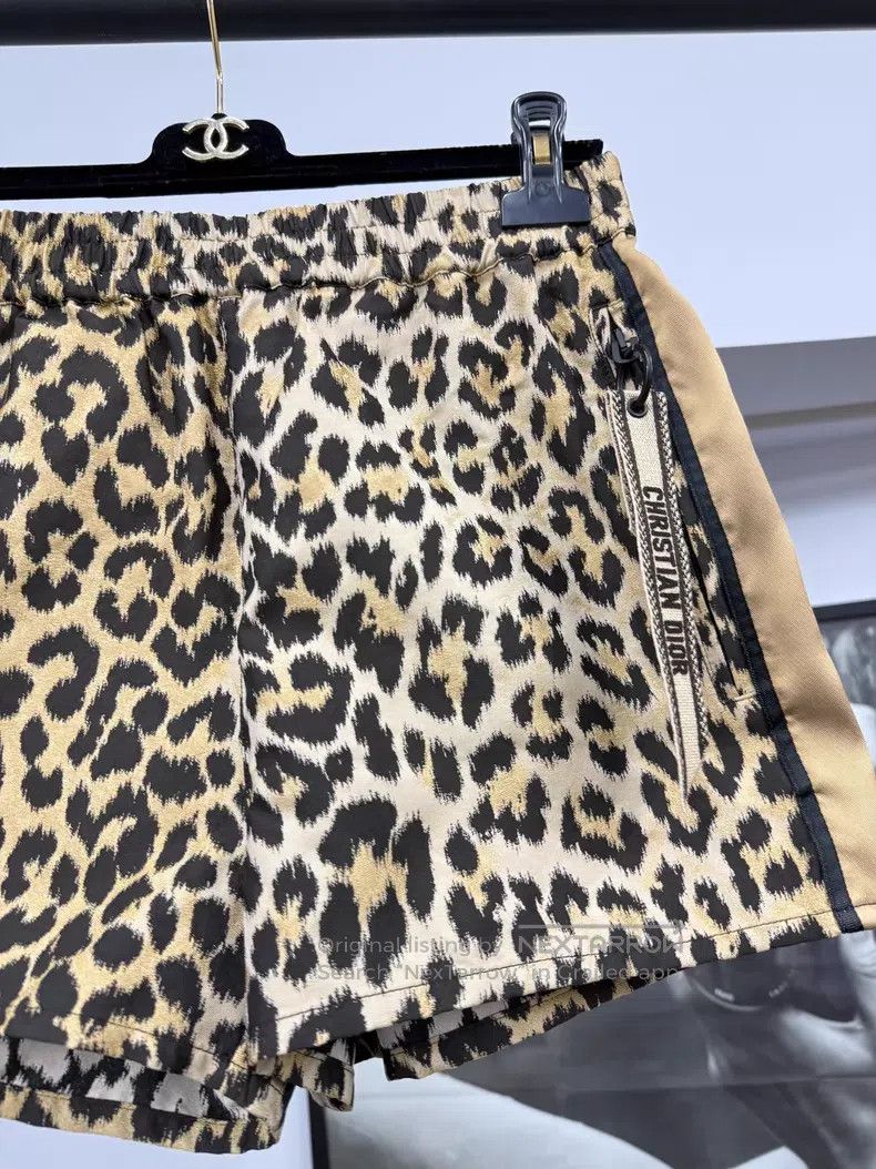 Dior Dior Leopard-print shorts Size 24" / US 00 / IT 34 - 2 Thumbnail