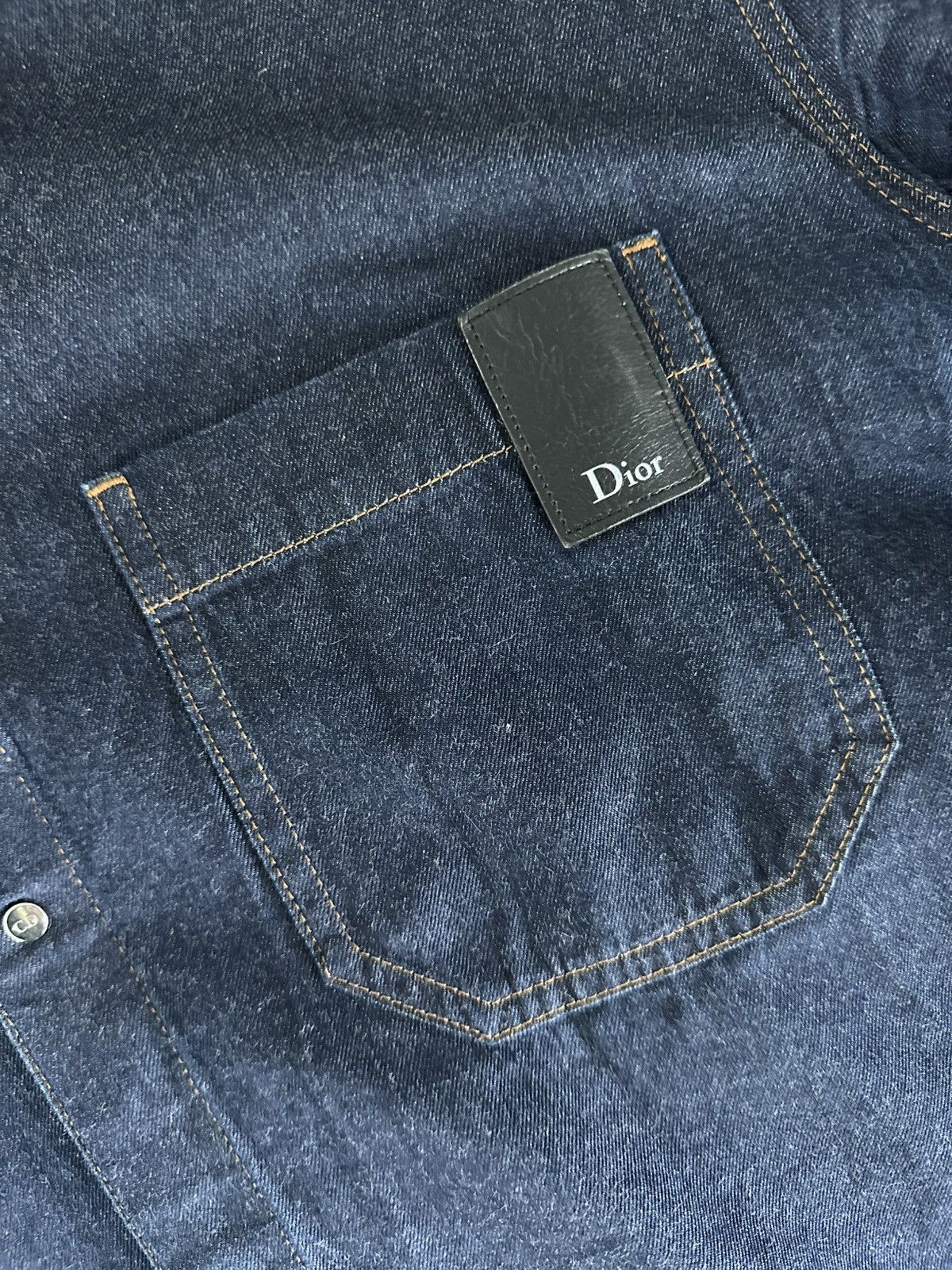 Dior Dior Denim Button Up Shirt Size US L / EU 52-54 / 3 - 3 Thumbnail