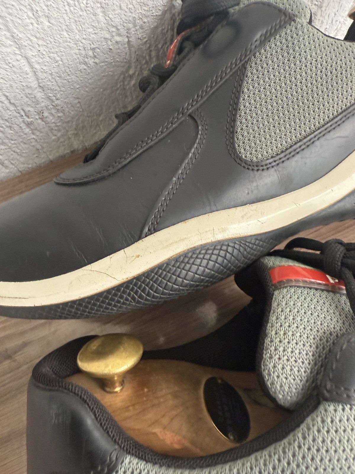 Prada America cup leather trainers Size US 8 / EU 41 - 16 Thumbnail