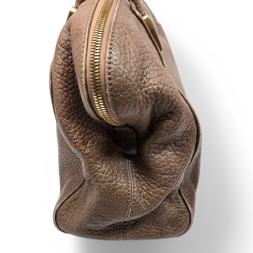 Fendi Fendi - Chameleon Leather Handbag Shoulder Bag FF Gold Size ONE SIZE - 4 Thumbnail